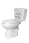 Унитаз-компакт Элисса Стандарт нижн.подв, косой выпуск, сиденье, Декор, Cт-Оскол