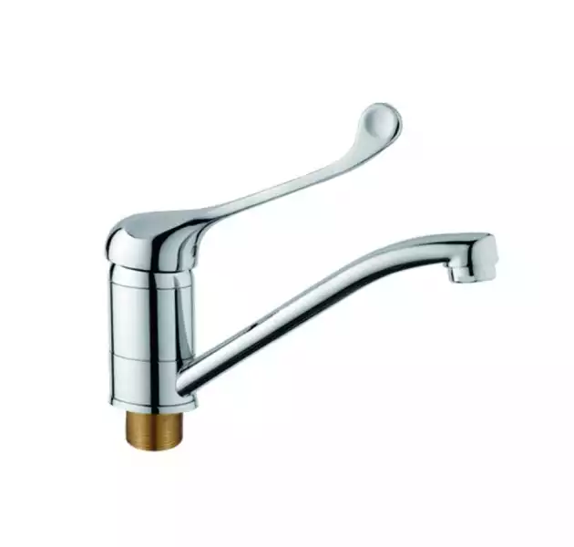 Смеситель для умывальника с хирург. ручкой, поворотный излив (H151427) D-Lin