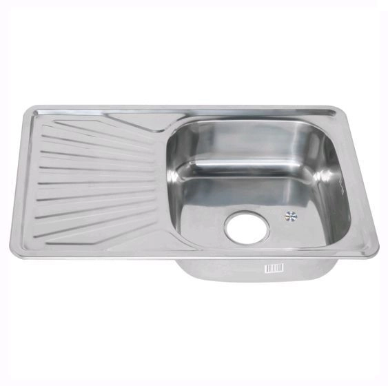 Мойка нерж.сталь 780 х480 врезная 0,6/160мм MLN-7848 , о/г