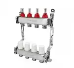 Коллекторная группа нерж. с расходомерами 1 x 9 вых ЕК 3/4 (V500MB.NO.09) PRO AQUA