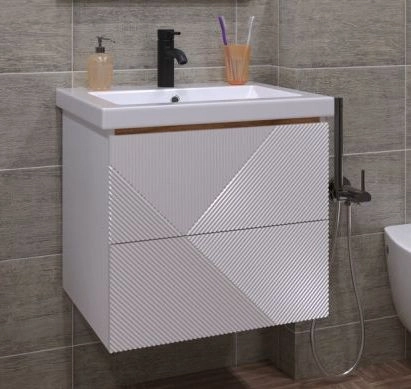 Тумба с/у 600мм Эльбрус (ум.СОМО) 2 ящика, подвесная