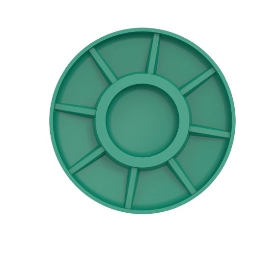 Крышка колодца Rostok зеленая (204.0000.401.0)