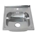 Мойка нерж.сталь 500 х600 накладная 0,4/160мм MLN-5060, без сифона , о/г