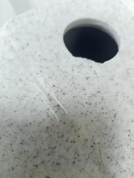 Мойка иск.камень 650 х510 серая "Техно"650 , о/г