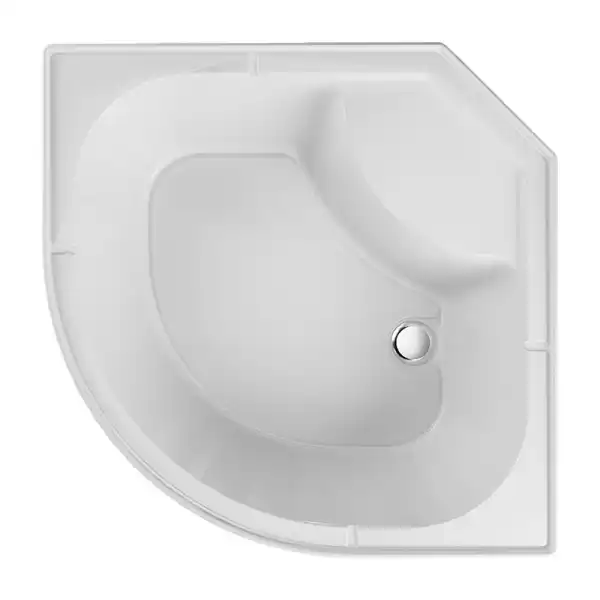 Поддон акриловый  900х900 полукруг, высокий, пустой (ERT9042D) Erlit