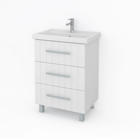 Тумба с/у 600мм Гармония, 3 ящ (ум.Фостер)