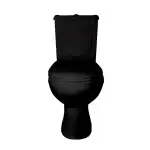 Унитаз-компакт Ирида Комбо нижн.подв, прямой выпуск, сиденье, черный Cт-Оскол