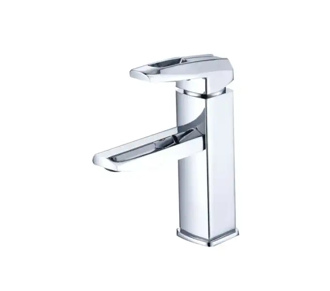 Смеситель для умывальника однорычажный, литой излив (A1011) Ammore (D-Lin)