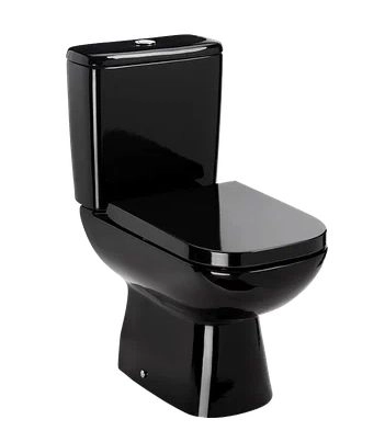 Унитаз-компакт NORDEN безобод.  нижн.подв, горизонтальный выпуск, сиденье микролифт, черный Cт-Оскол