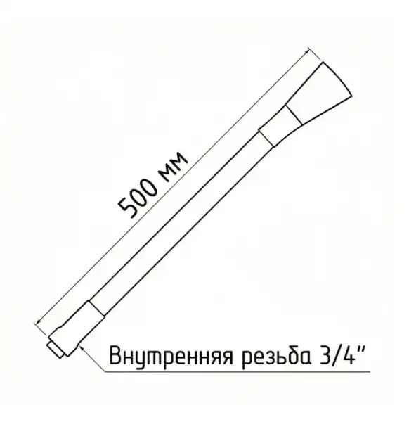 Излив кухня гибкий, серый (EH401Gr) ESKO