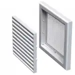 Решетка разъем. МВ 100с/Seria1 1515 (154мм*154мм) с сеткой Vents