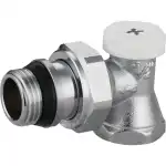 Клапан настроечный для радиатора угловой 3/4" с самоупл. кольцом Ivanci